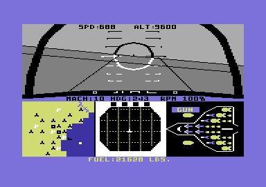 F-15 Strike Eagle screenshot 3 for Commodore 64